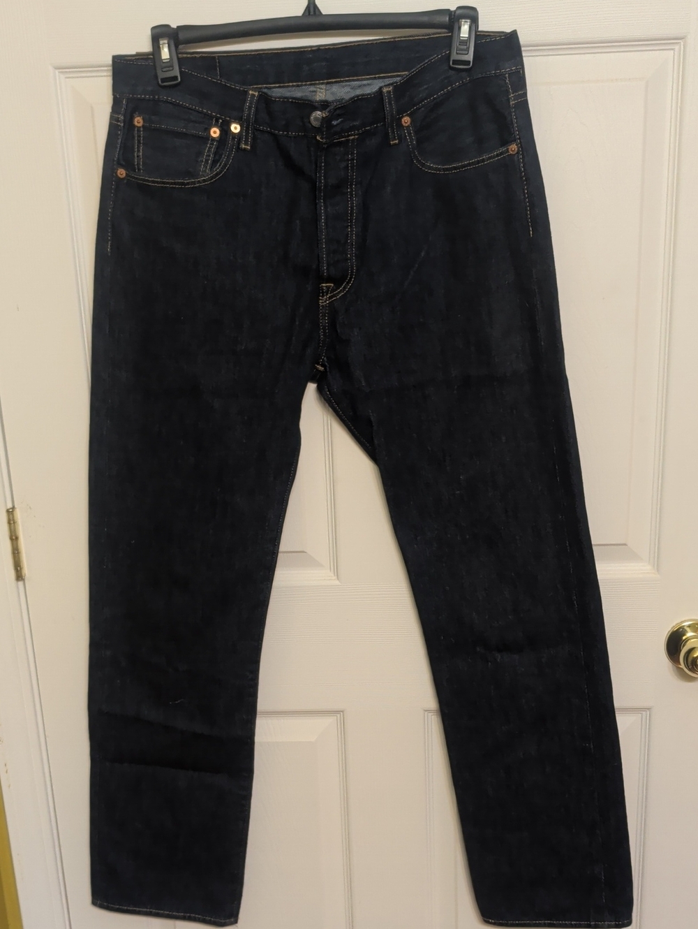 Men's Straight Jeans in Dark Indigo